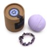 Badbom met amethist edelsteen armband