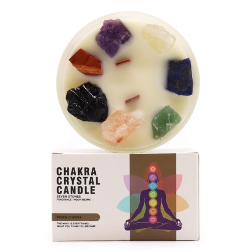 Grote chakra-kristalkaarsen - Zeven chakra's