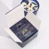 Sterrenbeeld Kristallen Kaars met Edelsteenarmband - Maagd