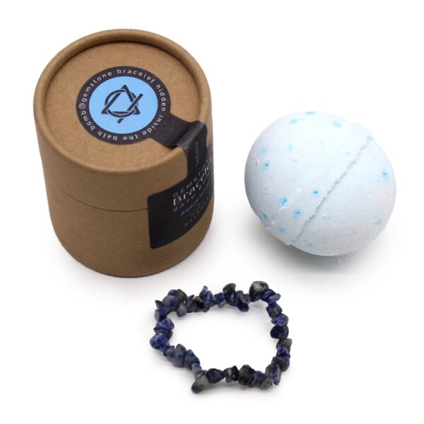 Badbom met sodaliet edelsteen armband