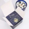 Sterrenbeeld Kristallen Kaars met Edelsteen Armband - Stier