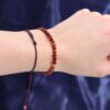 Sterrenbeeld Kristallen Kaars met Edelsteenarmband - Leeuw